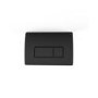 Matt Black Wall Hung Toilet With Soft Close Seat, Black Pnuematic Flush Plate, 820mm Frame & Cistern - Albi