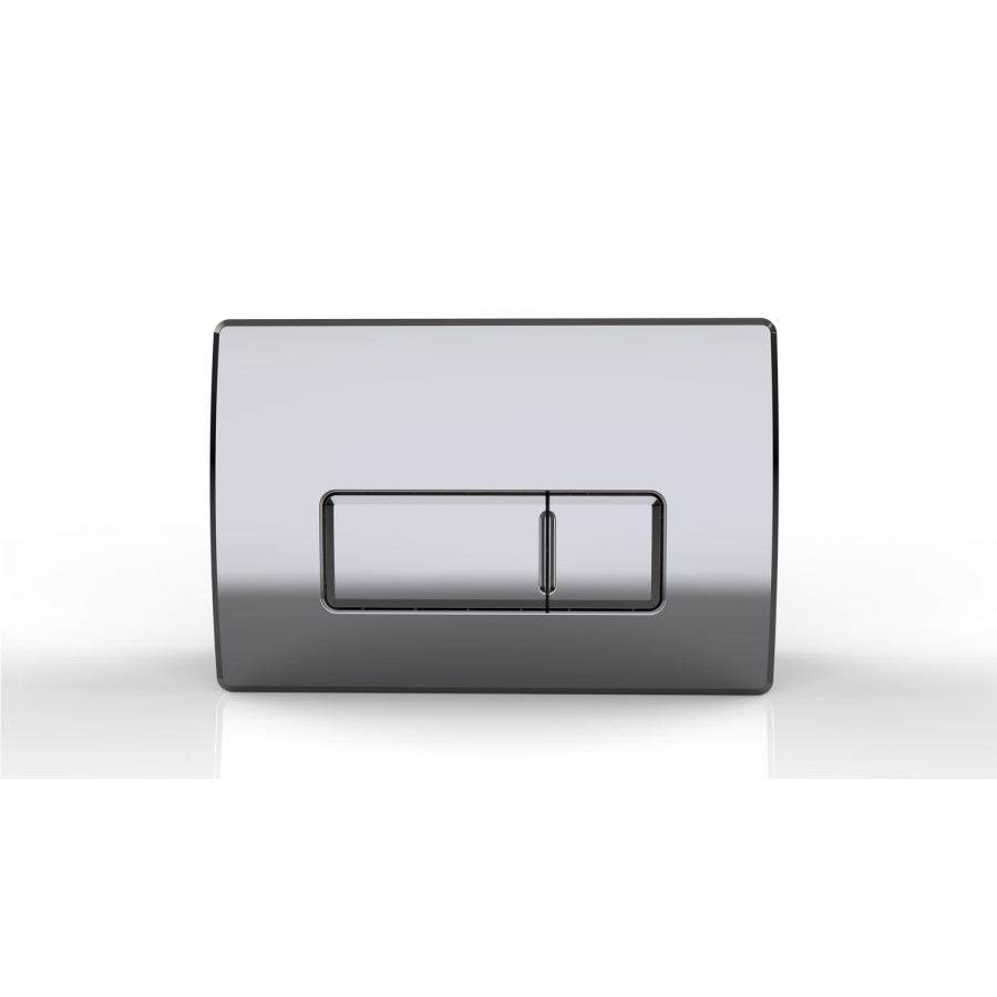 ONLY OPENED - Albi Wall Hung Toilet 1160mm Pneumatic Frame & Cistern & Chrome Flush Plate