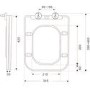 Albi Wall Hung Toilet 820mm Pneumatic Frame & Cistern & White Glass Flush Plate
