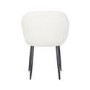 ALMOST PERFECT - Set of 2 Cream Boucle Armchair Dining Chairs - Ally