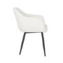 ALMOST PERFECT - Set of 2 Cream Boucle Armchair Dining Chairs - Ally