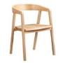 Set of 2 Solid Oak Carver Dining Chairs - Anders