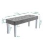 White and Mirrored Dining Table with 2 Grey Velvet Dining Benches - Jade Boutique
