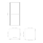 900x900mm Chrome In-Fold Sliding Shower Enclosure 6mm Glass and Low Profile Shower Tray - Apollo