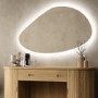 Pebble Backlit Wall Mirror with Battery Operated Lights 60x 100cm- Apollo