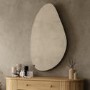 Pebble Backlit Wall Mirror with Battery Operated Lights 60x 100cm- Apollo