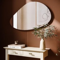 Pebble Frameless Wall Mirror 50cm x 80cm - Apollo Pebble Frameless Wall Mirror 50cm x 80cm - Apollo