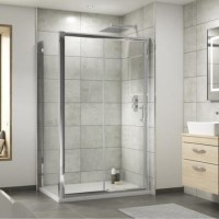 1500 x 900mm Rectangular Sliding Shower Enclosure - Fiji