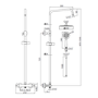 2 Tone Tap Pack with Basin Mixer, Bath Mixer & Shower Arissa