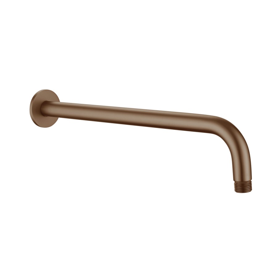 ONLY OPENED - Brushed Bronze 2 Outlet Wall Mounted Thermostatic Mixer Shower Set with Hand Shower - Arissa