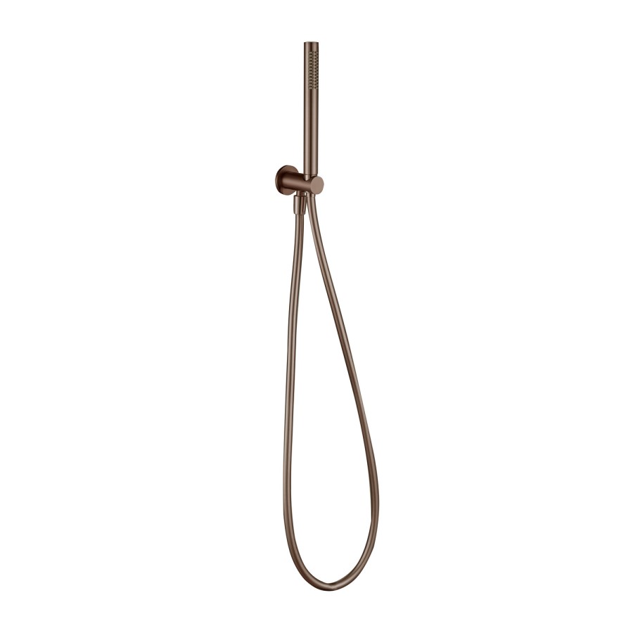 ONLY OPENED - Brushed Bronze 2 Outlet Wall Mounted Thermostatic Mixer Shower Set with Hand Shower - Arissa