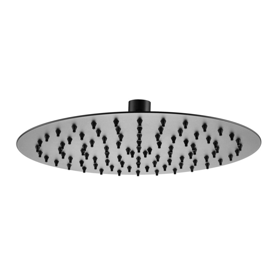 Gunmetal Grey 2 Outlet Wall Mounted Thermostatic Mixer Shower Set with Hand Shower - Arissa