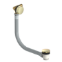Brushed Brass Overflow Bath Filler Thermostatic Mixer Shower Set - Arissa