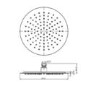 Brushed Brass 2 Outlet Thermostatic Bath Mixer Shower Set With 250mm Wall Mounted Shower Head and Bath Filler Spout - Arissa