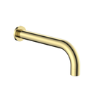 Brushed Brass 2 Outlet Thermostatic Bath Mixer Shower Set With Hand Shower and Bath Filler Spout - Arissa