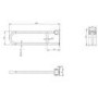 Bronze Bathroom Grab Rails Set of 6 - Arissa