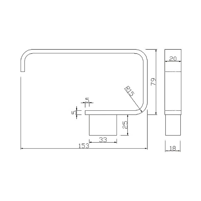 Chrome 5 Piece Bathroom Accessory Set - Arissa