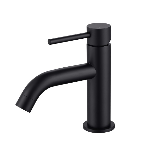 Black Cloakroom Mono Basin Mixer Tap - Arissa