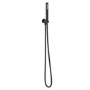 Black 2 Outlet Thermostatic Bath Mixer Shower Set With Hand Shower and Bath Filler Spout - Arissa