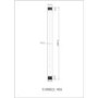 Black 2 Outlet Thermostatic Bath Mixer Shower Set With 250mm Wall Mounted Shower Head and Bath Filler Spout - Arissa