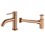 Bronze Round Bottle Trap and Cloakroom Basin Tap Set - Arissa