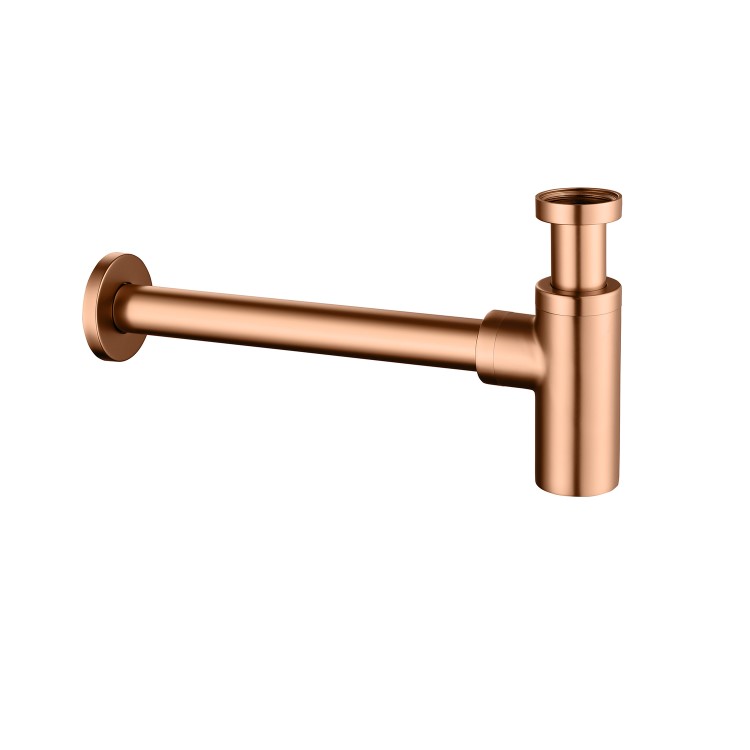 Bronze Round Bottle Trap and Cloakroom Basin Tap Set - Arissa