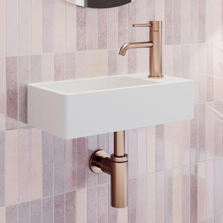 Brushed Bronze Mono Basin Mixer Tap - Arissa