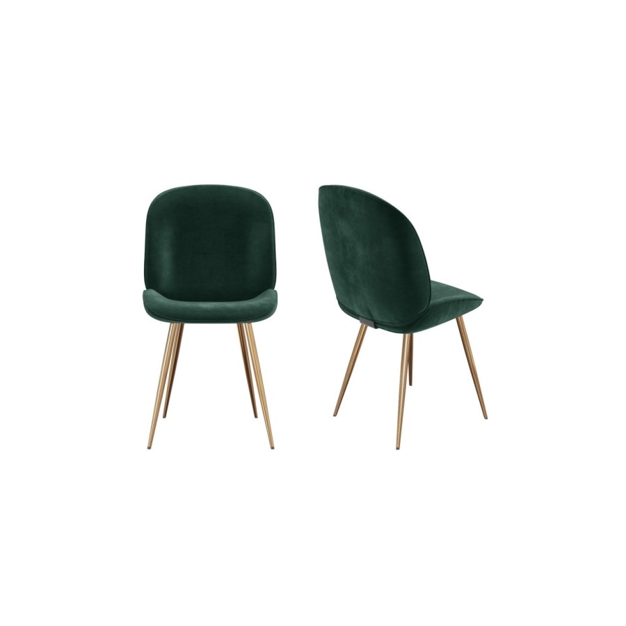 White Oval Pedestal Dining Table with 6 Dining Chairs in Green Velvet