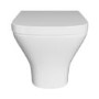 Wall Hung Rimless Toilet with Soft Close Seat, Brushed Brass Pneumatic Flush Plate, 1160mm Frame & Cistern - Austin