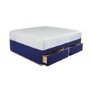Sleepeezee Double 4 Drawer Divan Bed in Plush Navy with Cooler Pinnacle 1000 Mattress