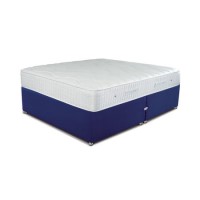 Sleepeezee Super King Divan Bed in Plush Navy with Cooler Pinnacle 1000 Mattress