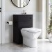 500mm Black Back to Wall Toilet Unit Only – Palma