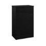 Grade A1 - 500mm Black Back to Wall Toilet Unit Only – Palma