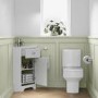 Grade A1 - 580mm White Corner Vanity Unit - Baxenden