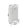 Grade A2 - 580mm White Corner Vanity Unit - Baxenden