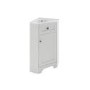 Grade A2 - 580mm White Corner Vanity Unit - Baxenden