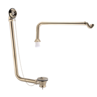 Brushed Brass Exposed Bath Waste & Brushed Brass Exposed Bath Trap - Park Royal