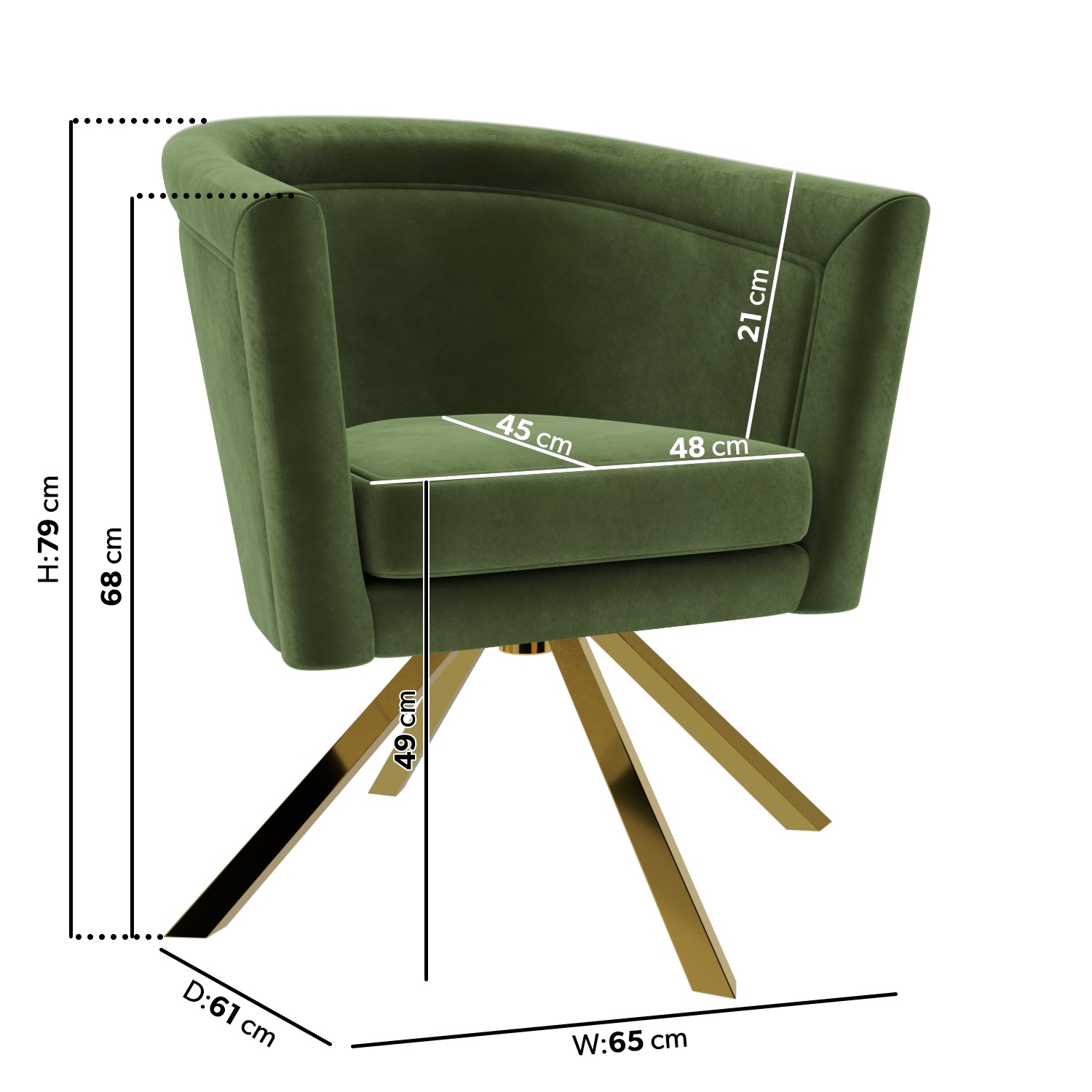 green velvet dressing table chair Amazon.com