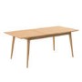 Solid Oak Extendable Dining Set with 2 Benches - Scandi - Briana