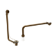 Brushed Bronze Exposed Bath Waste & Brushed Bronze Exposed Bath Trap - Park Royal