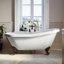 Brushed Bronze Exposed Bath Waste & Brushed Bronze Exposed Bath Trap - Park Royal