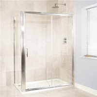 Sliding Door Enclosure 1100 x 800mm - 6mm Glass - Aquafloe Range