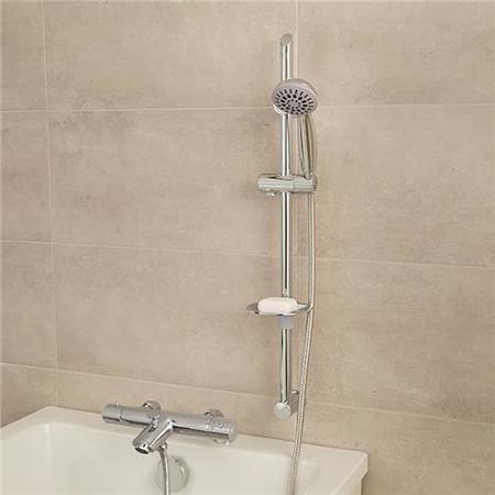 Peru Deck Mounted Bath Shower Mixer with No Rail Kit
