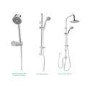 Peru Deck Mounted Bath Shower Mixer with No Rail Kit