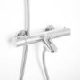 Peru Deluxe Wall Mounted Bath Shower Mixer with Slide Rail Kit 