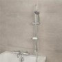 Focus Thermostatic Deck Mounted Bath Shower Mixer with Circo Round Handset