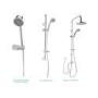 Focus Thermostatic Deck Mounted Bath Shower Mixer with Circo Round Handset