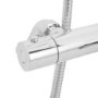 Rina Slide Shower Rail Kit with Focus Deck Valve & Bath Mixer