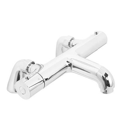 Rina Slide Shower Rail Kit with Focus Deck Valve & Bath Mixer