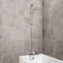 Rina Slide Shower Rail Kit with Focus Wall Valve & Bath Mixer